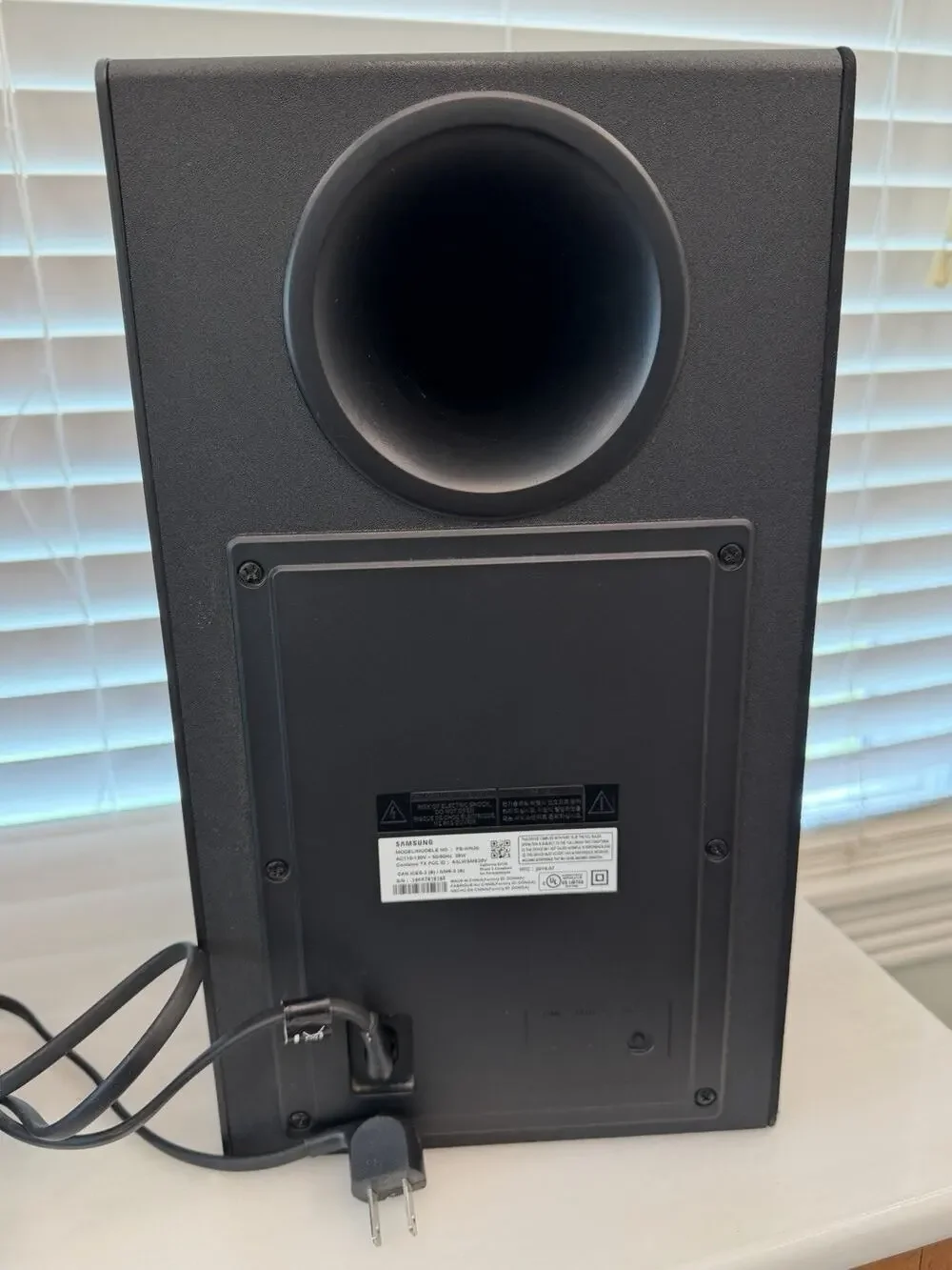 Samsung PS-WN20 Wireless Subwoofer Speaker-Original power cord - Powers on -READ